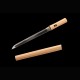 Hand-Forged T10 Steel Tanto with Genuine Notare Hamon – Traditional Shirasaya