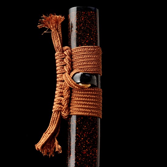 Hand-Forged T10 Steel Katana with Genuine Midare Hamon and Brass Musashi Fittings Hand-Forged T10 Steel Katana with Genuine Midare Hamon and Brass Musashi Fittings