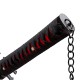Handmade Bleach Ichigo Kurosaki Bankai Tensa Zangetsu Katana Sword – Black 1095 High Carbon Steel Anime Replica Handmade Bleach Ichigo Kurosaki Bankai Tensa Zangetsu Katana Sword – Black 1095 High Carbon Steel Anime Replica