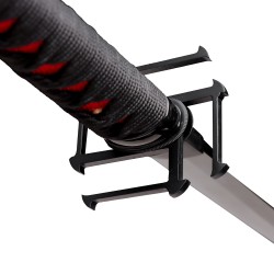 Handmade Bleach Ichigo Kurosaki Bankai Tensa Zangetsu Katana Sword – Black 1095 High Carbon Steel Anime Replica Handmade Bleach Ichigo Kurosaki Bankai Tensa Zangetsu Katana Sword – Black 1095 High Carbon Steel Anime Replica
