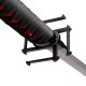 Handmade Bleach Ichigo Kurosaki Bankai Tensa Zangetsu Katana Sword – Black 1095 High Carbon Steel Anime Replica Handmade Bleach Ichigo Kurosaki Bankai Tensa Zangetsu Katana Sword – Black 1095 High Carbon Steel Anime Replica