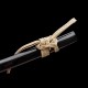 Hand-Forged T10 Steel Katana with Genuine Choji Hamon & Black Iron Mokkō Tsuba