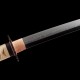 Hand-Forged T10 Steel Katana with Genuine Choji Hamon & Black Iron Mokkō Tsuba