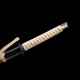 Hand-Forged T10 Steel Katana with Genuine Choji Hamon & Black Iron Mokkō Tsuba