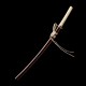 Hand-Forged T10 Steel Katana with Genuine Choji Hamon & Brass Mokkō Tsuba