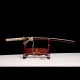 Hand-Forged T10 Steel Katana with Genuine Choji Hamon & Brass Mokkō Tsuba