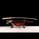 Hand-Forged T10 Steel Katana with Genuine Choji Hamon & Brass Mokkō Tsuba