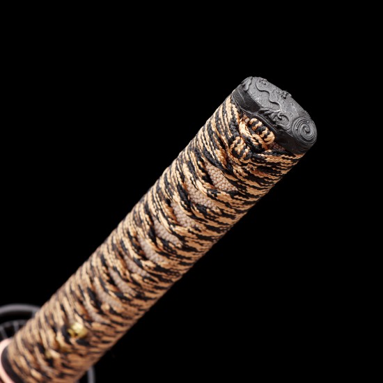 Hand Forged T10 Steel Katana with Genuine Choji Hamon | HanBon Forge