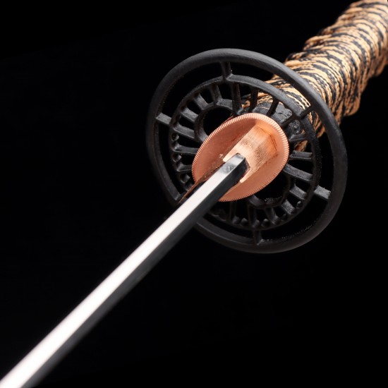 Hand Forged T10 Steel Katana with Genuine Choji Hamon | HanBon Forge