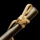 Hand-Forged T10 Katana with Genuine Choji Hamon and Japanese Silk Ito