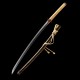 Hand-Forged T10 Katana with Genuine Choji Hamon and Japanese Silk Ito