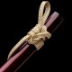 Hand Forged T10 Katana with Genuine Choji Hamon and Gold Wave Fittings