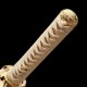 Hand Forged T10 Katana with Genuine Choji Hamon and Gold Wave Fittings