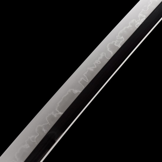 Hand Forged T10 Katana with Genuine Choji Hamon and Plum Blossom Fittings