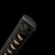Karakusa Floral Scroll Katana – Hand Forged T10 Steel, Genuine Notare Hamon & Black Iron Fittings