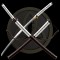 HanBon Forge The Walking Dead Sword Michonne Real Katana T10 Steel Full Tang Blade