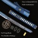 HanBon Forge Blue Samurai sword Japanese Dragon Katana Real T10 Steel Full Tang Blade