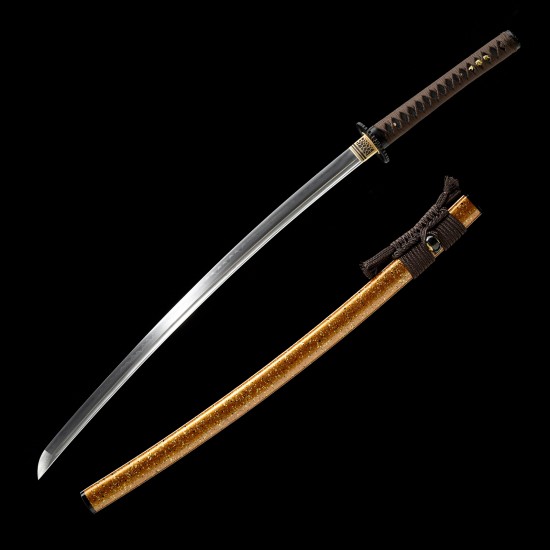 HanBon Forge Katana Sword Real Japanese Samurai Sword T10 Clay Tempered Genuine Hamon