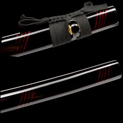 HanBon Forged Musashi Katana Japanese Samurai Sword T10 Steel Full Tang Blade