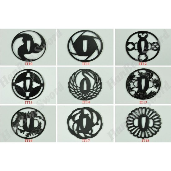 Japanese Sword IRON Koshirae- Tsuba Japanese Sword IRON Koshirae- Tsuba