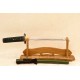 Green Saya 1060 Steel Oil Quenched Tanto Sword Full Tang