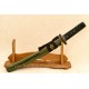 Green Saya 1060 Steel Oil Quenched Tanto Sword Full Tang