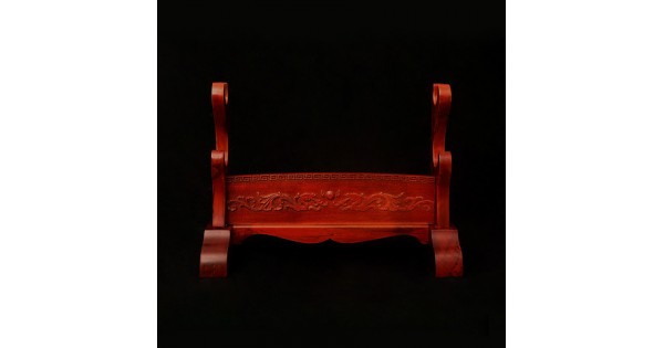 FREE SHIP CANE STAND DISPLAY WITH FINISH AND DRAGON IMAGE Details about   WOODEN SWORD 