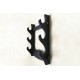 Samurai sword wall stand display japanese swords black fibreboard rack three layers for sale