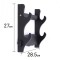 Sword wall display stand black fibreboard rack 2 layers online for samurai japanese swords