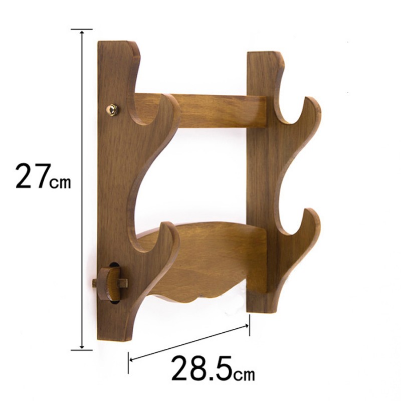 Samurai Sword Wall Stand Solid Wooden Display Rack 2 Layers For St21 Wood Wall Stand Two Layer 6 800x800 Jpg