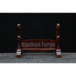 Double-layer Sword Stand Fully Handmade Real Wood Samurai Sword Holder