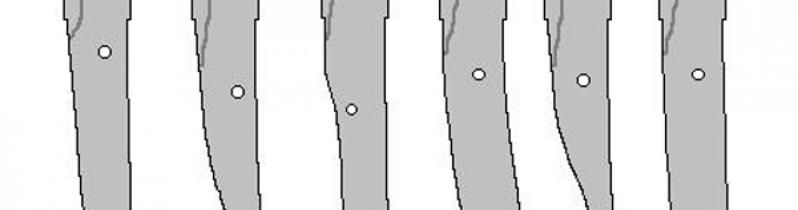 Shapes of Japanese sword tang (nakago)