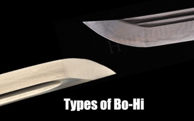 Types of bo-hi on samurai katana swords