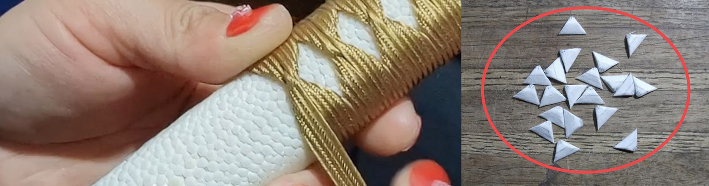 How to Make Hishigami Wrapping The Traditional Japanese Sword Handle