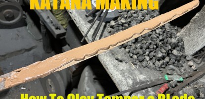 Katana Making Process: Clay Temper