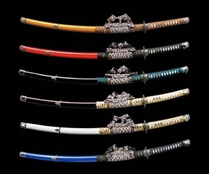  HERO SWORD Handmade Blue Dragon Katana Authentic