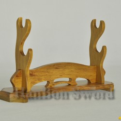 Sword Stand hard Camphorwood for Japanese samurai sword (two layers)