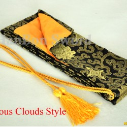 Sword bags for Japanese samurai sword propitious clouds style