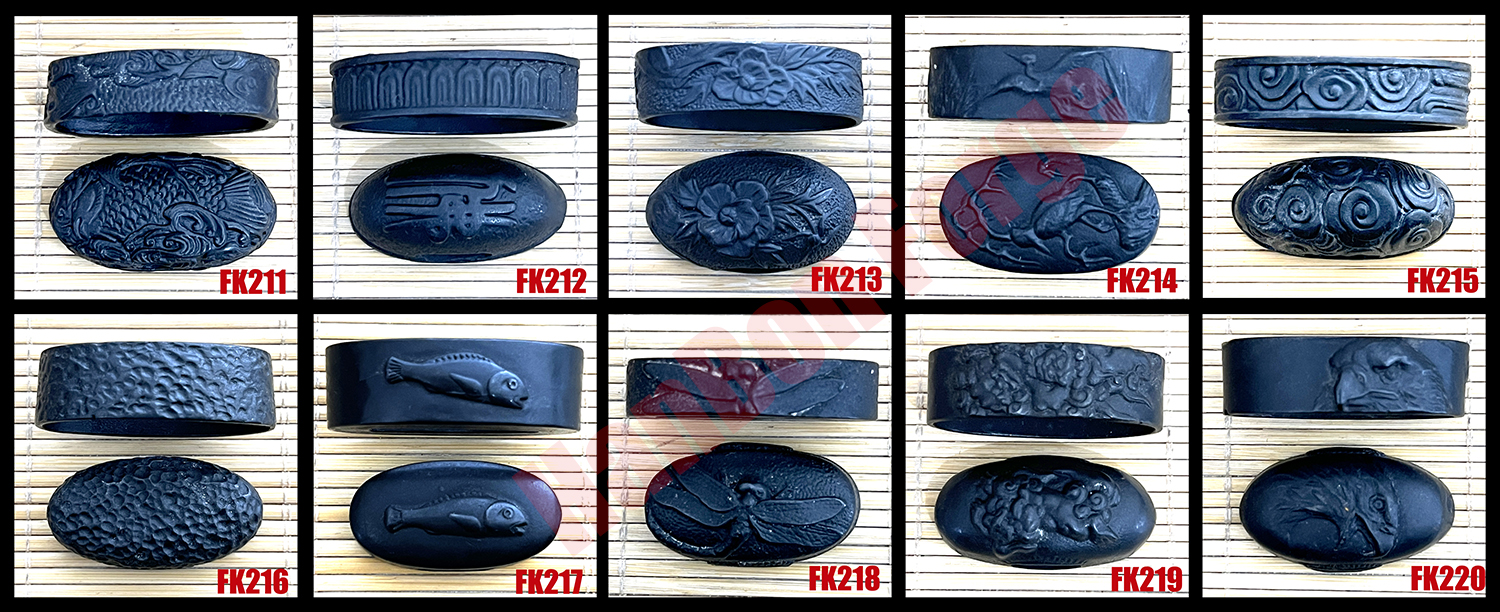 Iron fuchi kashira options FK211 to FK220